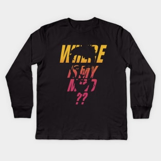 Where is my mind Kids Long Sleeve T-Shirt